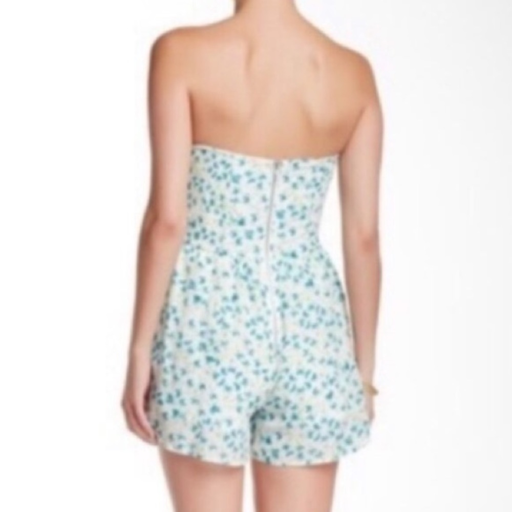 🪡RIELEY🪡FLORAL BUSTIER SILK ROMPER🪡 - Picture 2 of 9